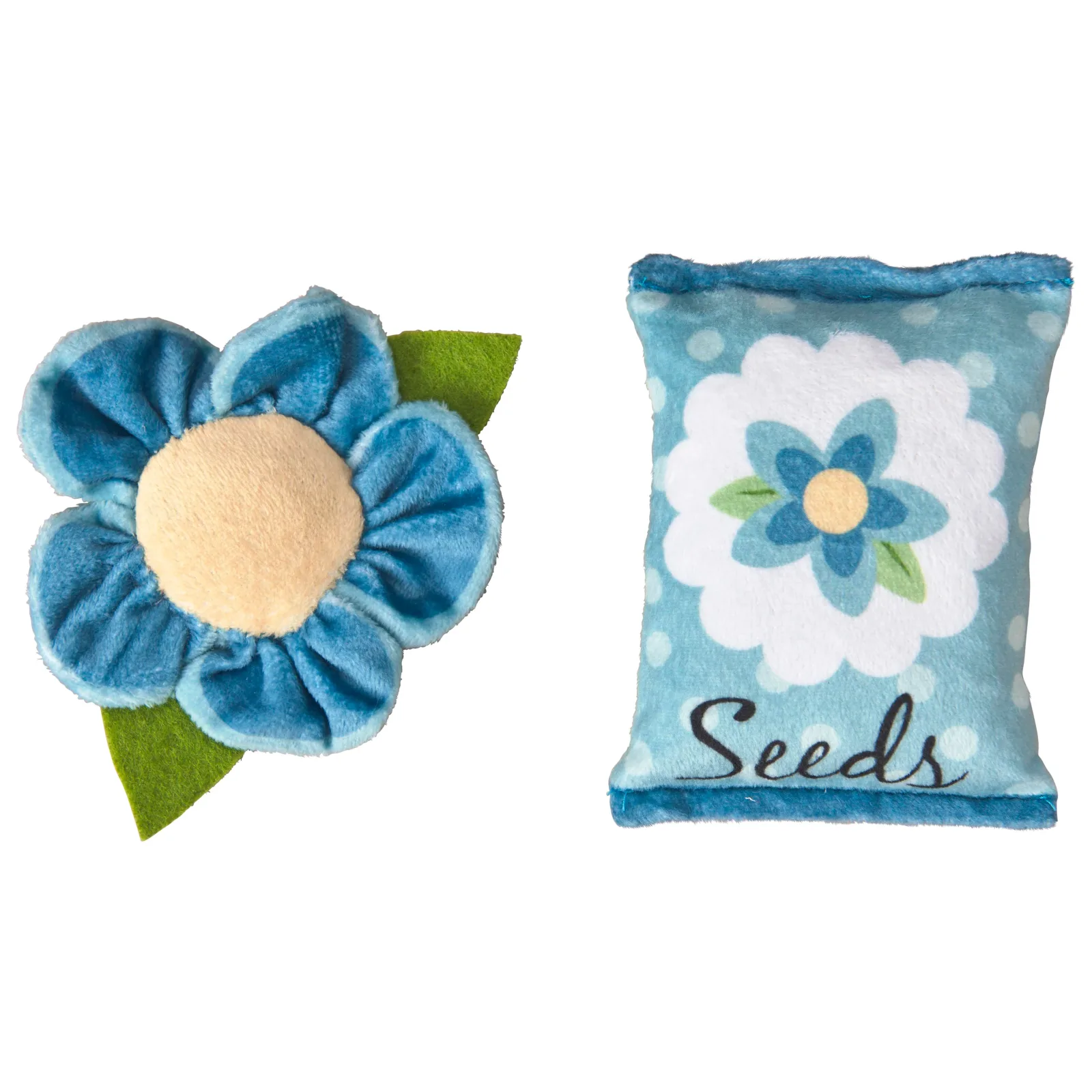 Spot Flower Garden Cat Toy Assorted Color 2 pk