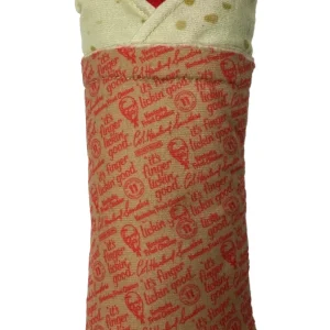 Spot Kentucky Fried Chicken Chicken Wrap Hug & Kick w/ Catnip Cat Toy 10 in