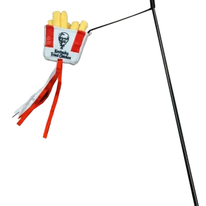 Spot Kentucky Fried Chicken Fries Wand w/ Catnip Cat Toy 18 in