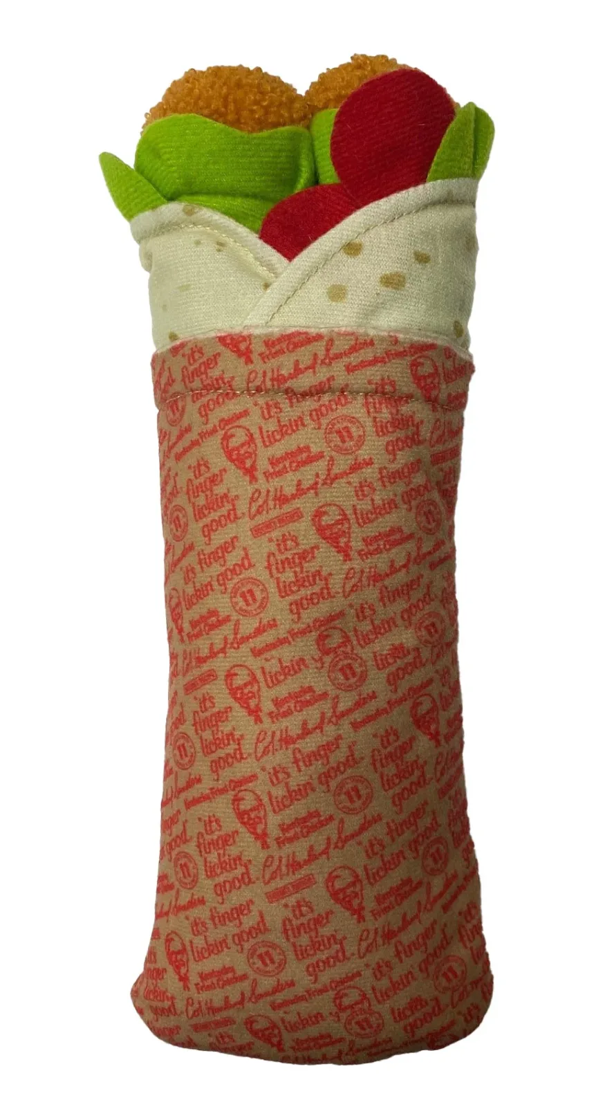 Spot Kentucky Fried Chicken Plush Dog Toy Chicken Wrap 11 in