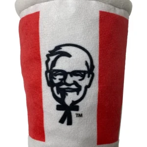 Spot Kentucky Fried Chicken Plush Dog Toy Soda w/Straw 6 in