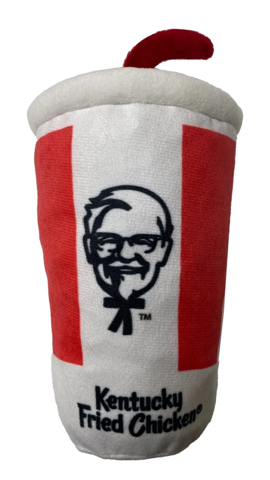 Spot Kentucky Fried Chicken Plush Dog Toy Soda w/Straw 6 in