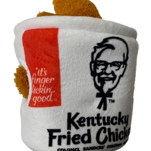 Spot Kentucky Fried Chicken Plush Dog Toy Soft Puzzle Bucket 6 in