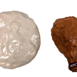Spot Kentucky Fried Chicken Vinyl Dog Toy Biscuit Drumstick 3 in, 2 pk