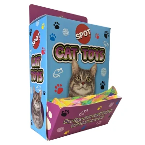Spot Kitty Fun Tubes Cat Toy Bulk Display 96Pc