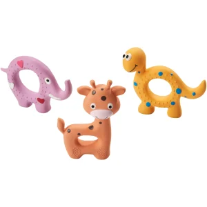 Spot Latex Rings Dog Toy Assorted Color 5 in 1ea