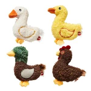 Spot Love The Earth Barnyard Bird Cat Toy Assorted Color 4 in 1ea