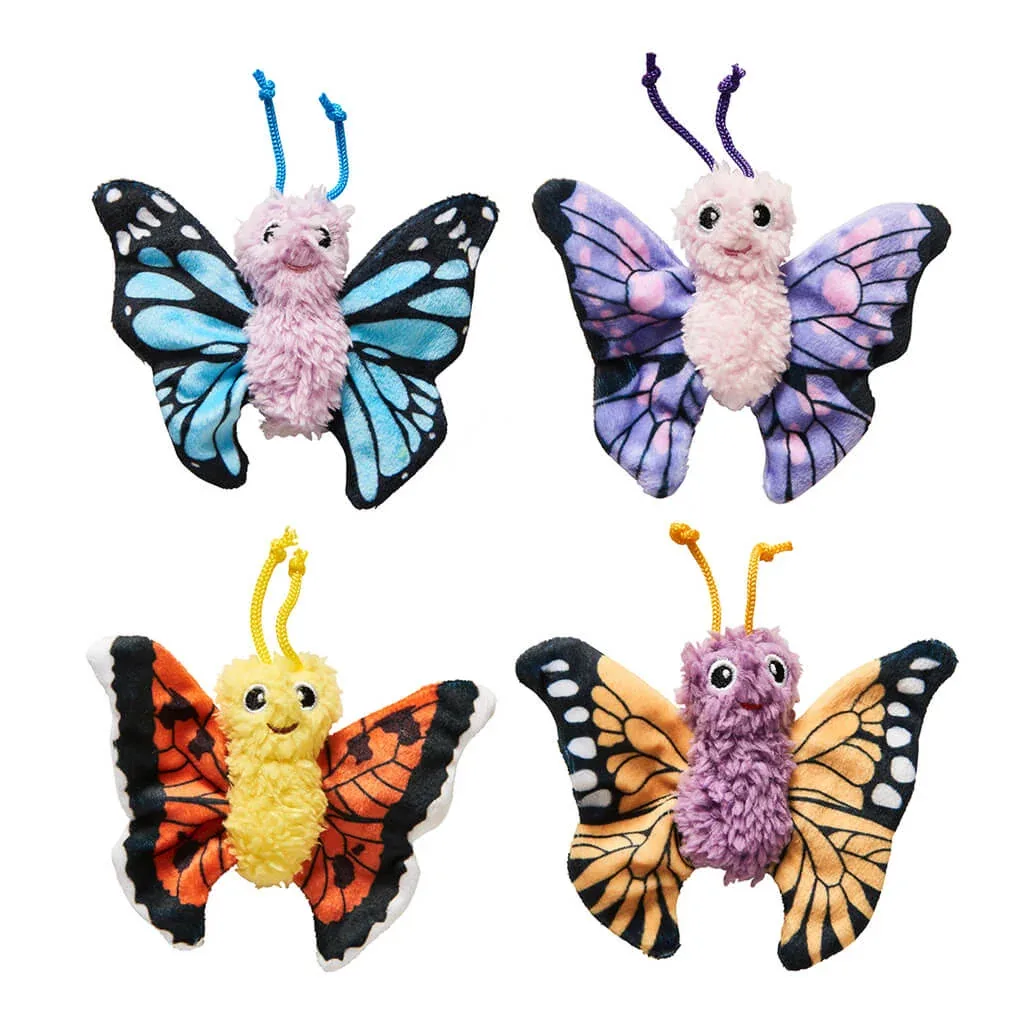 Spot Love The Earth Butterfly Cat Toy Assorted Color 4 in 1ea