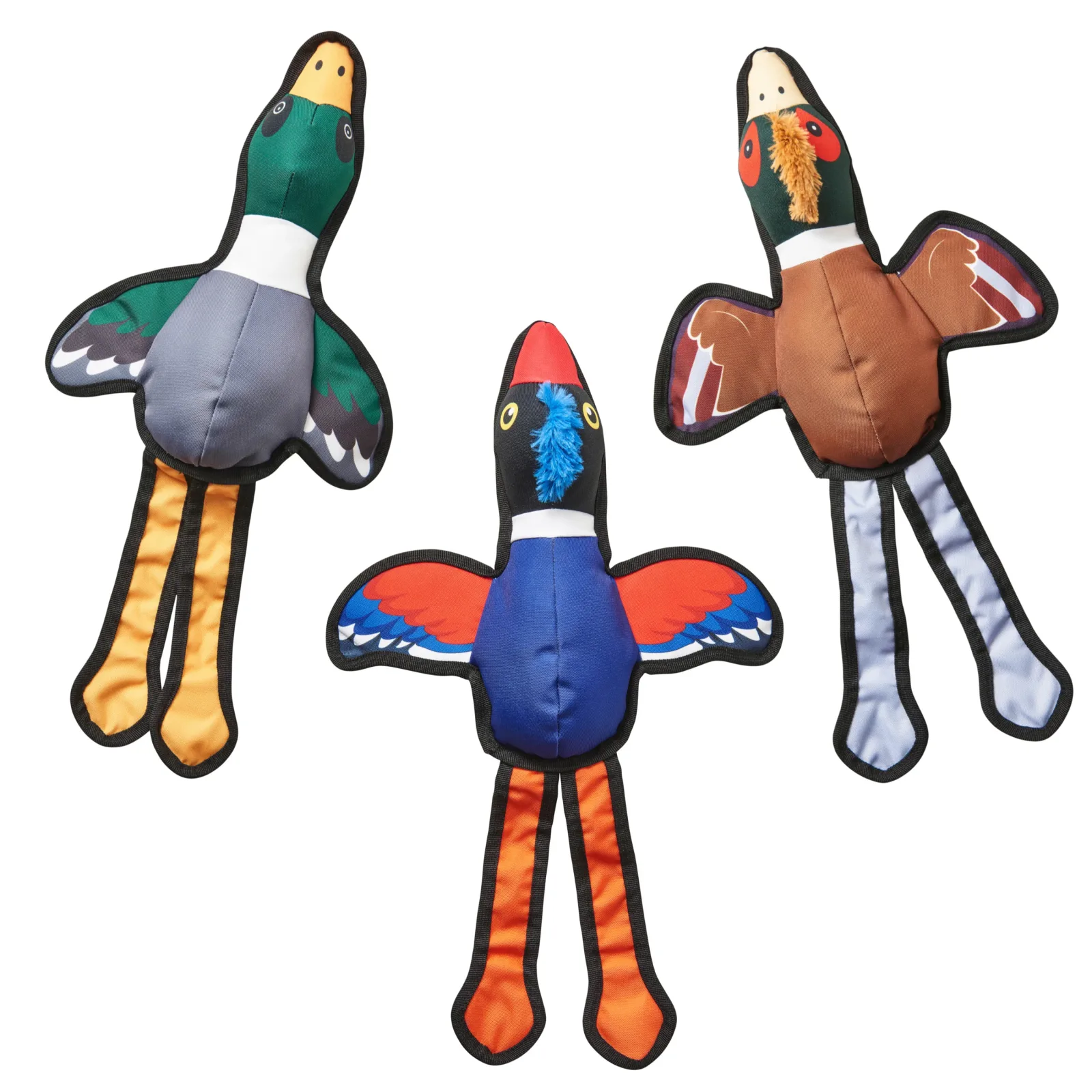 Spot Love The Earth Dog Toy Oxford Ducks Assorted Color 20 in 1ea