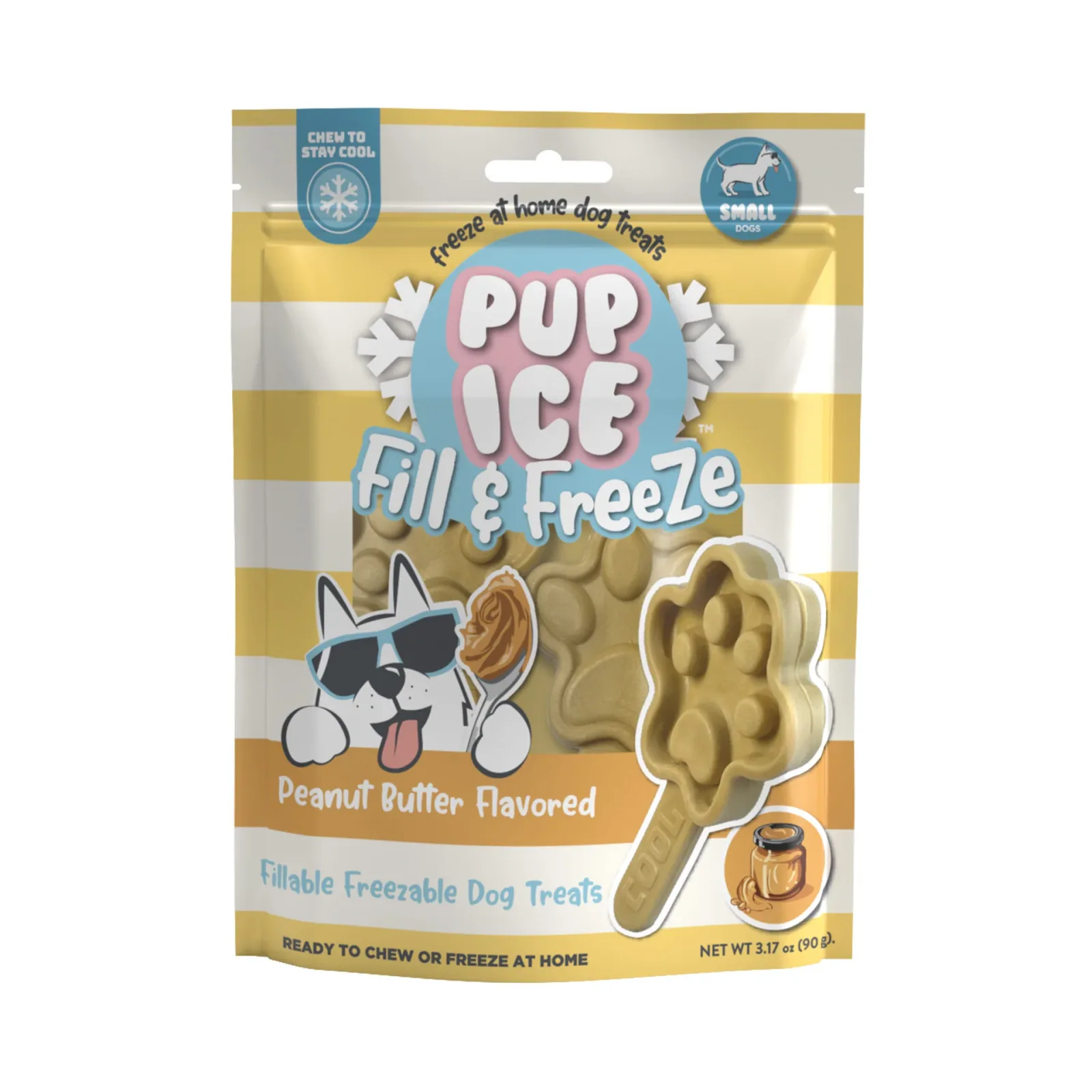 Spot Pup Ice Fill & Freeze Dog Treats Peanut Butter 3 pk