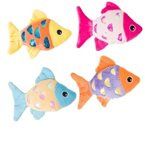 Spot Shimmer Glimmer Fish Catnip Toy Assorted 1ea
