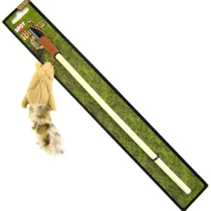 Spot Skinneeez For Cats Friends Teaser Wands W/Catnip Cat Toy Assorted
