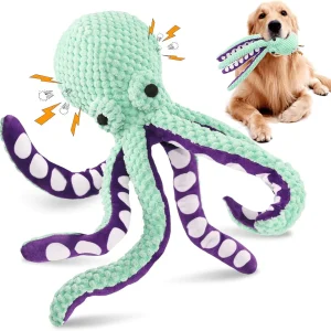 Squeaky Octopus Dog Toy