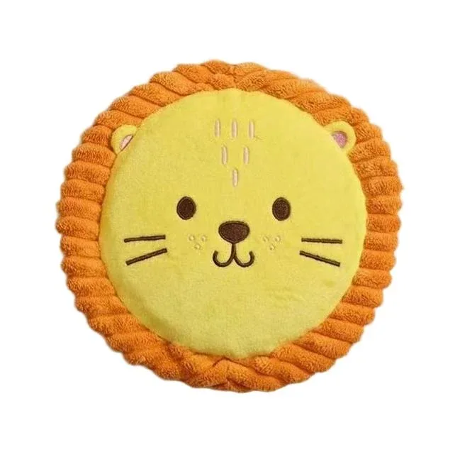 Squeaky Plush Dog Frisbee