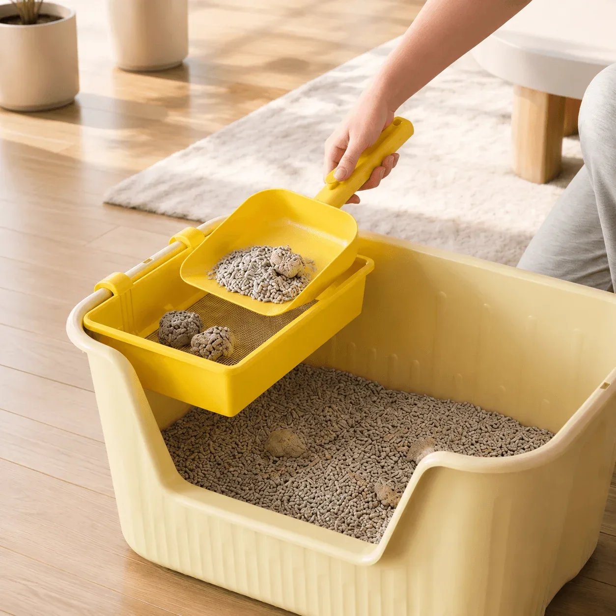 Stainless Steel Cat Litter Sifting Tray
