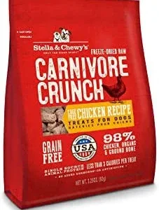 Stella & Chewy's 3.25 oz. Carnivore Crunch For Dogs - Chicken {L+1x} 860113