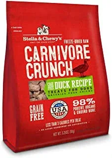 Stella & Chewy's 3.25 oz. Carnivore Crunch For Dogs - Duck {L+1x} 860114