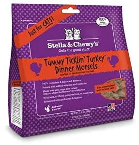 Stella & Chewy's 3.5 oz. Freeze-Dried Tummy Ticklin' Turkey Dinner for Cats {L+1x} 860166 - Image 2