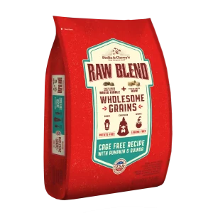 Stella & Chewy's Baked Kibble for Dogs - Raw Blend Wholesome Grains Cage-Free Recipe - 22 lb.
