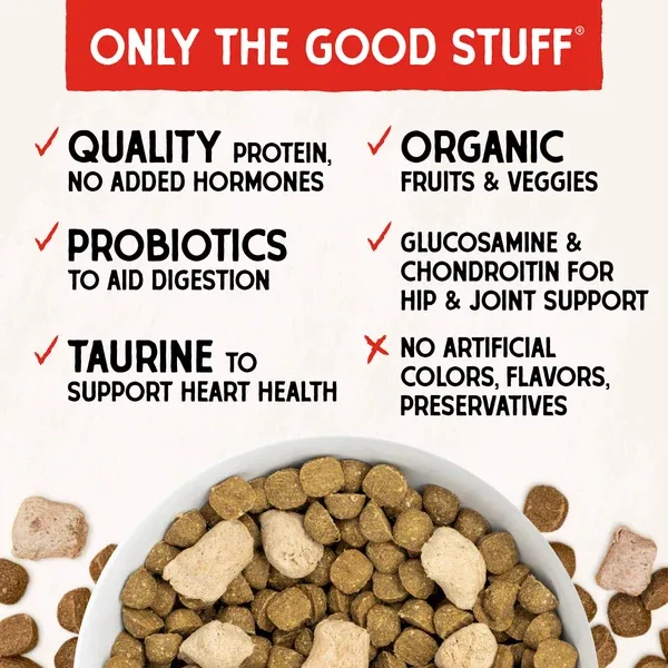 Stella & Chewy's Baked Kibble for Dogs - Raw Blend Wholesome Grains Red Meat Recipe - 3.5 lb. - Image 2