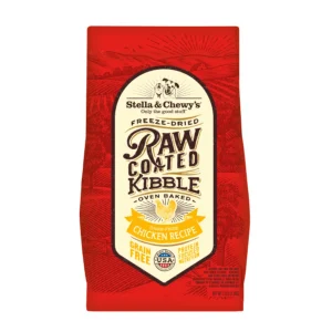 Stella & Chewy's Baked Kibble for Dogs - Raw Coated Cage-Free Chicken Recipe - 3.5 lb. Bag