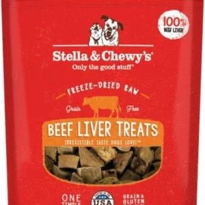 Stella & Chewy's Beef Liver Treats 3 oz {L+1x} 860297