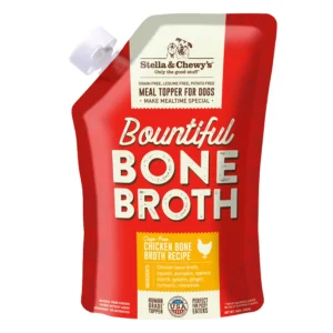 Stella & Chewy's Bountiful Bone Broth Cage Free Chicken Bone Broth Recipe for Dogs 16 oz. Resealable Pouch