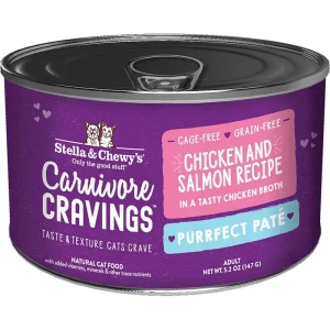 Stella & Chewy's Cat Carnivore Cravings Pate Chicken & Salmon 5.2oz - 24 pack