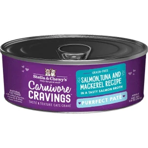 Stella & Chewy's Cat Carnivore Cravings Pate Salmon & Tuna 2.8oz