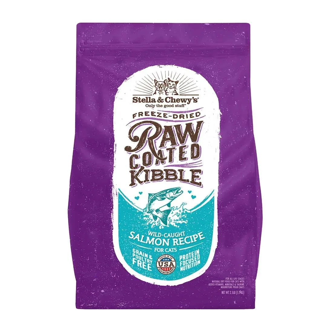 Stella & Chewy's Cat Raw Coated Salmon 2.5lb {L-1x}