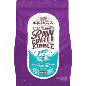 Stella & Chewy's Cat Raw Coated Salmon 5lb {L-x}