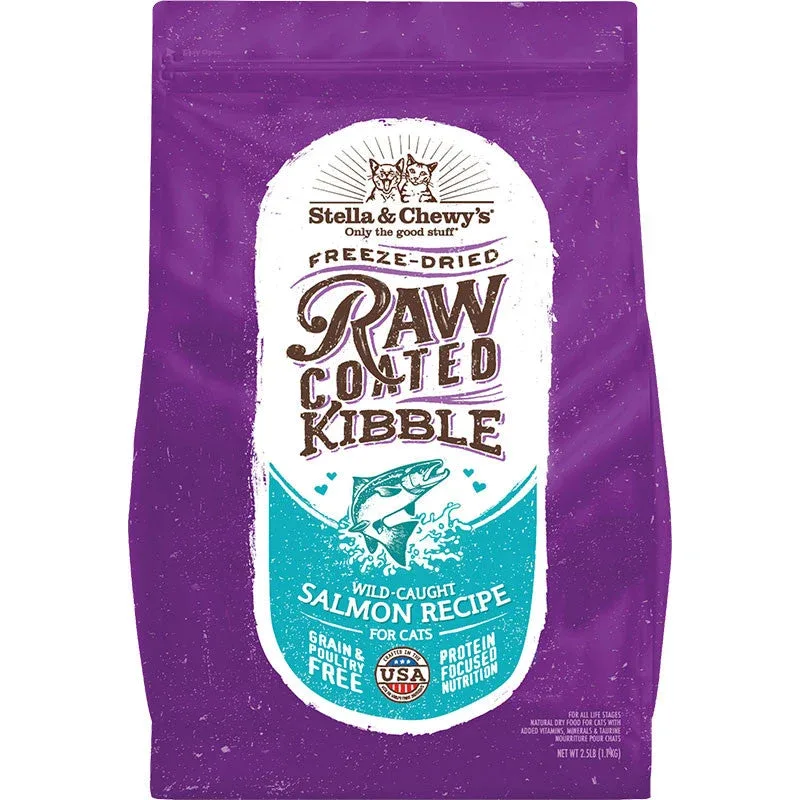 Stella & Chewy's Cat Raw Coated Salmon 5lb {L-x}