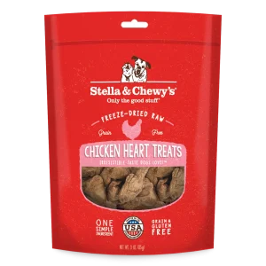 Stella & Chewy's Chicken Heart Treats for Dogs - 3 oz. Bag