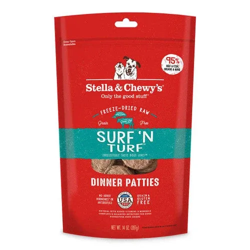 Stella & Chewy's Dog Freeze Dried Surf & Turf Patties 25oz {L+1x} 860326 - Image 2