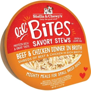 Stella & Chewy's Dog Lil Bites Savory Stew Beef & Chicken 2.7oz (DD)