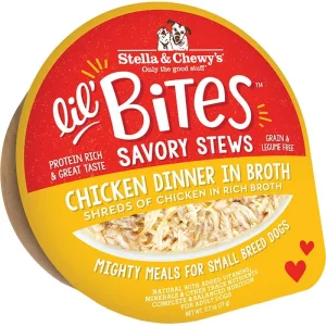 Stella & Chewy's Dog Lil Bites Savory Stew Chicken 2.7oz (DD)
