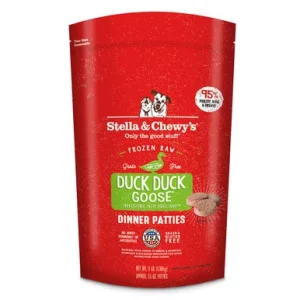 Stella & Chewy's Duck Duck Goose Dinner Patties Frozen Raw Dog Food