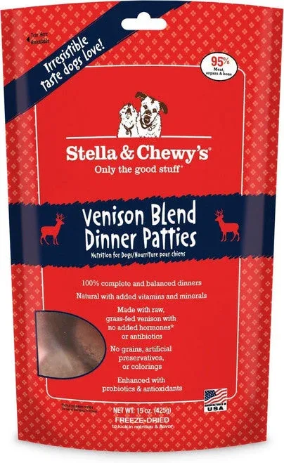 Stella & Chewy's Freeze Dried Venison Blend Dinner Dog 14z {L+1x} 860275 - Image 2