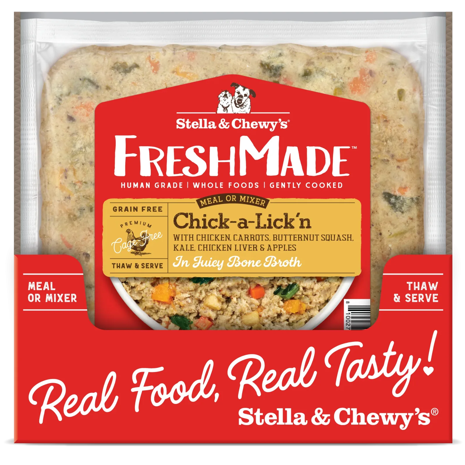 Stella & Chewy's Fresh Made Gently Cooked Dog Food Chick-a-Lick'n - 16 oz.