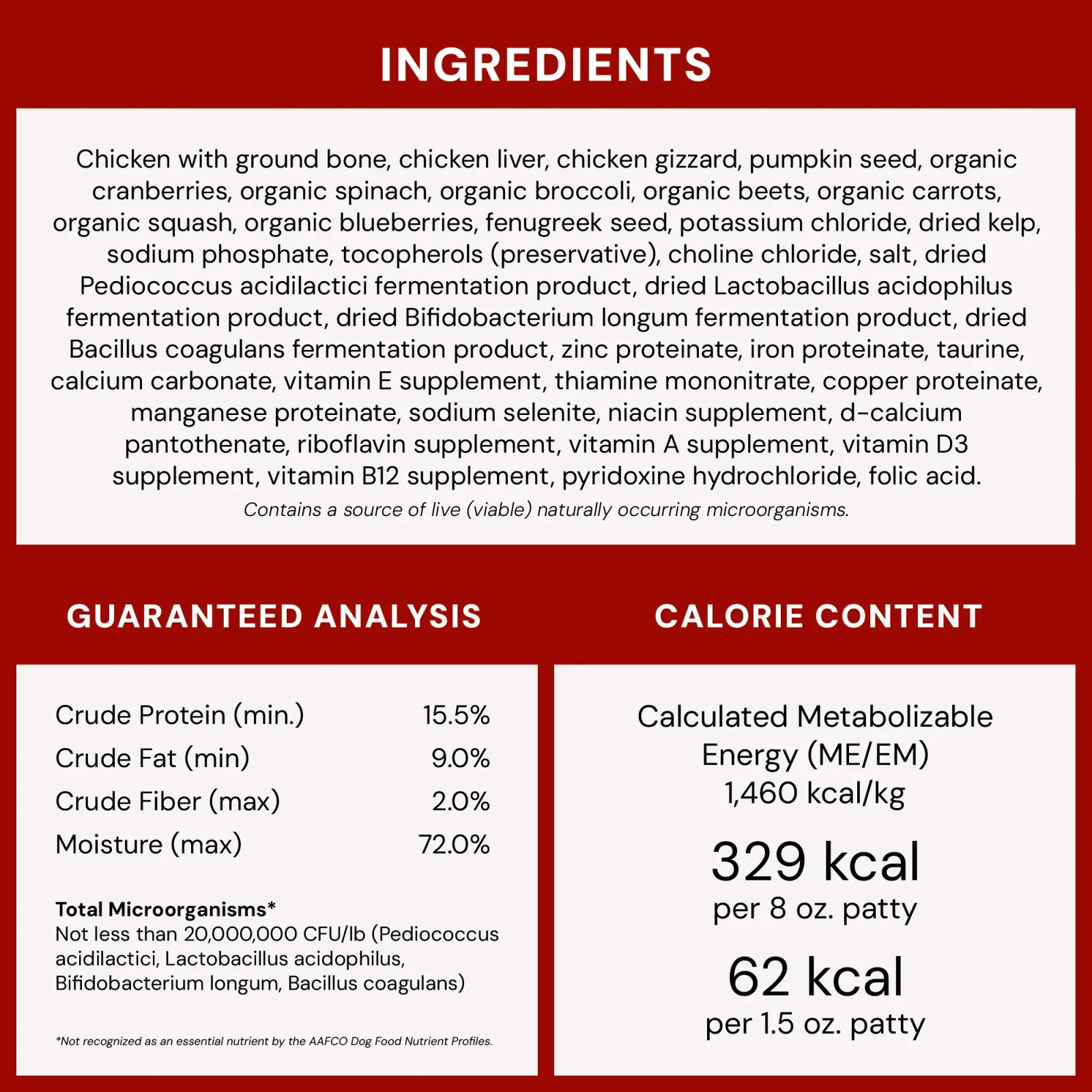 Stella & Chewy's Frozen Raw Dinner Patties for Dogs - Chewy's Chicken - 6 lb. - Image 2