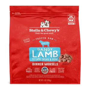 Stella & Chewy's Frozen Raw Dinner Patties for Dogs - Dandy Lamb - 4 lb.