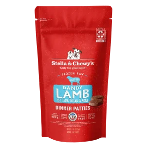 Stella & Chewy's Frozen Raw Dinner Patties for Dogs - Dandy Lamb - 6 lb.