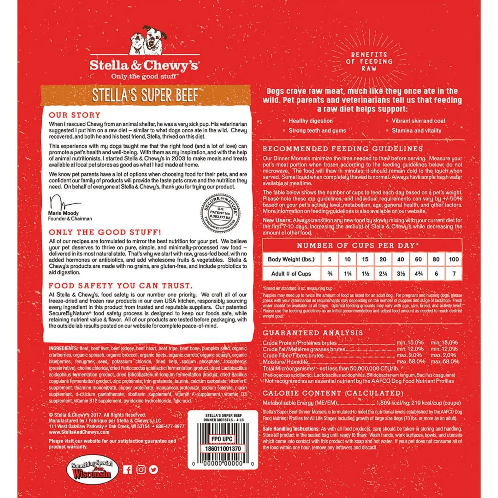 Stella & Chewy's Frozen Raw Dinner Patties for Dogs - Stella's Super Beef - 4 lb. - Image 2