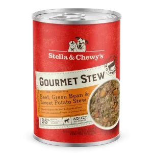 Stella & Chewy's Gourmet Stew - Beef, Green Bean & Sweet Potato Stew - 12.5 oz. Can