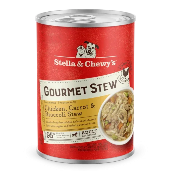 Stella & Chewy's Gourmet Stew - Chicken, Carrot & Broccoli Stew - 12.5 oz. Can
