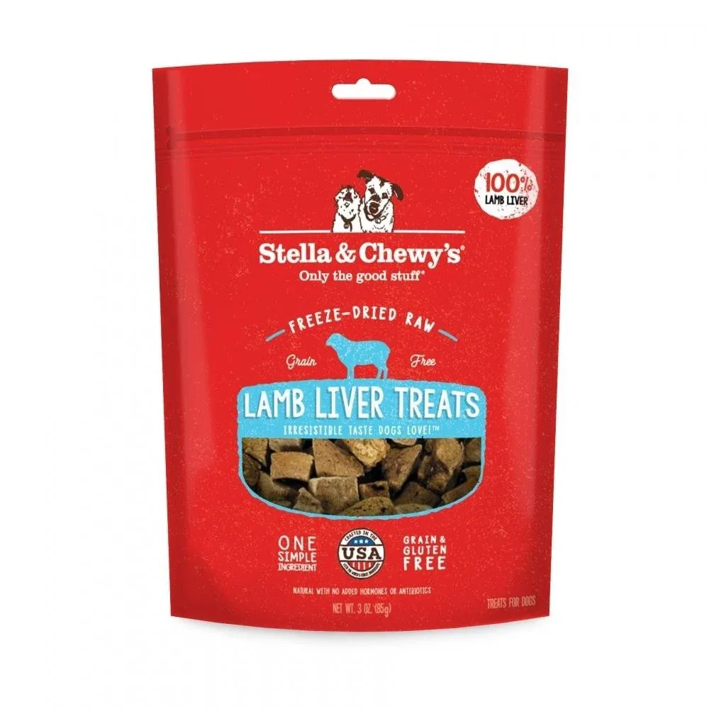 Stella & Chewy's Lamb Liver Treats 3 oz {L+1x} 860298