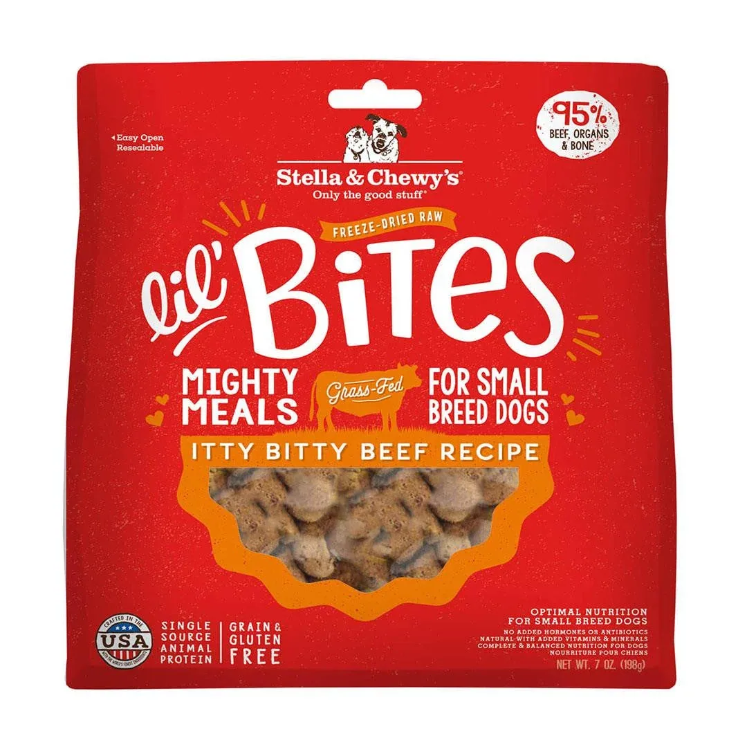 Stella & Chewy's Lil' Bites - Itty Bitty Beef Recipe 7oz C=6 {L+1x} 860329