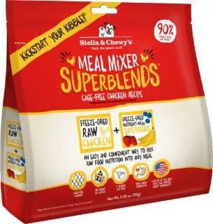 Stella & Chewy's Meal Mixer Superblends Grain Free Chicken Recipe Freeze Dried Raw Dog Food Topper-3.25-oz-{L+1x}