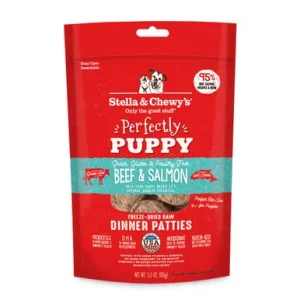 Stella & Chewy's Perfectly Puppy Beef & Salmon Dinner Patties Freeze