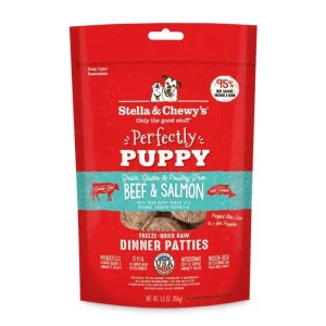 Stella & Chewy's Perfectly Puppy Freeze-Dried Beef and Salmon 14 oz. {L+1x} 860283